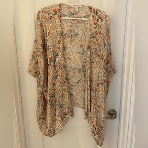 Floral kimono from Forever 21. Size XL but fits smaller sizes for oversized look